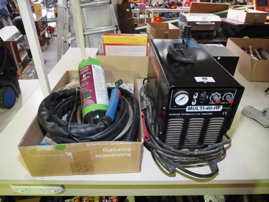 Dynamic tig/mma/cut 3 in 1 machine and accessories (green dots) Image 1++