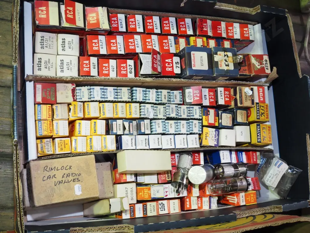 box of radio valves Image 1++