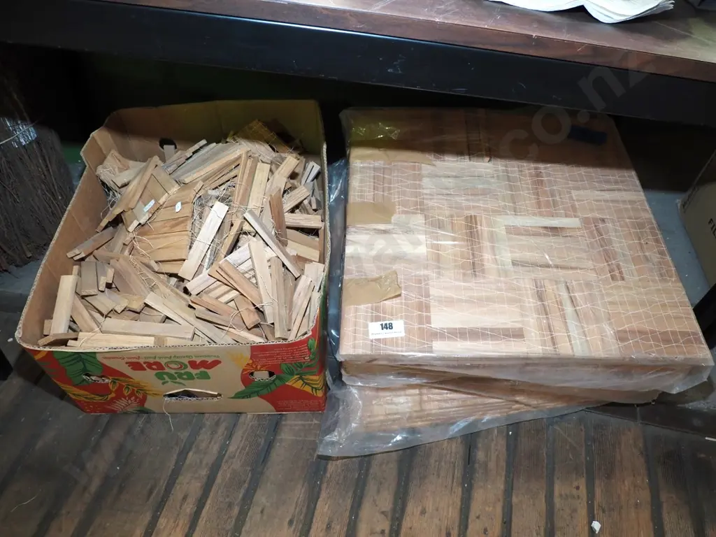 bay of parquet flooring Image 1++