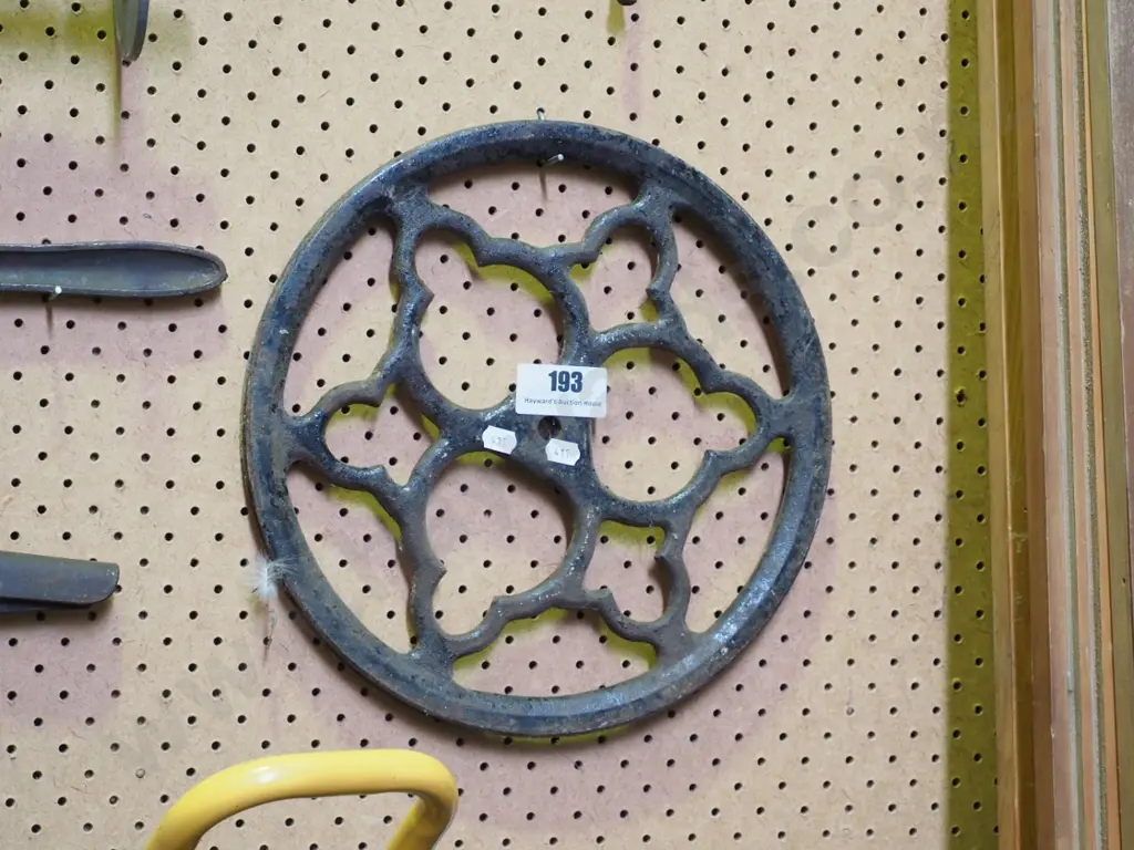 cast iron treadle sewing machine wheel Image 1++