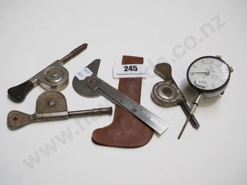 dial indicator, micrometers, angle finder Image 1++