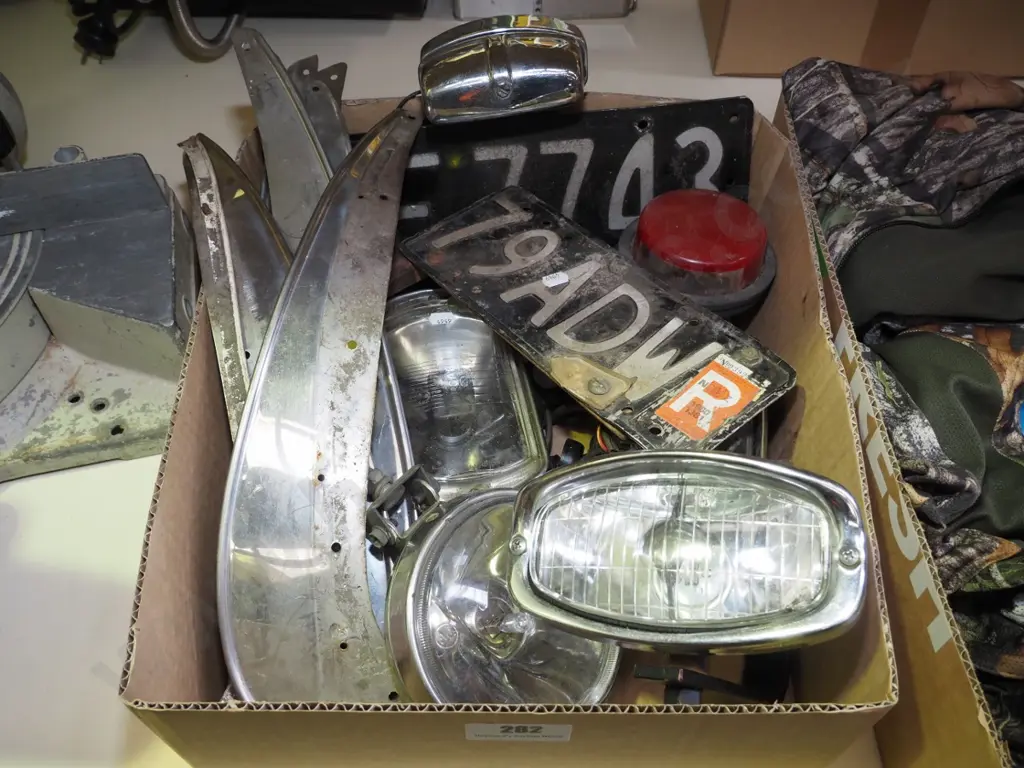 car parts, number plates, lights etc Image 1++