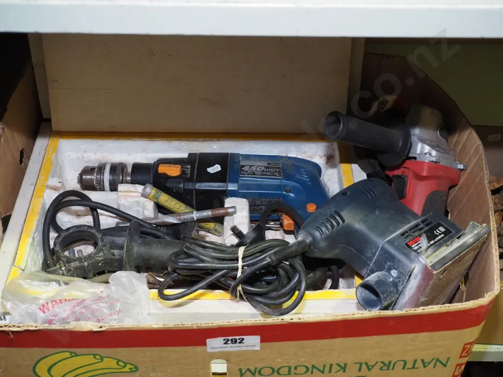 drill, angle grinder, orbital sander Image 1++