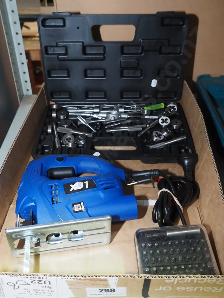 tap and die set, jigsaw, drill drivers Image 1++