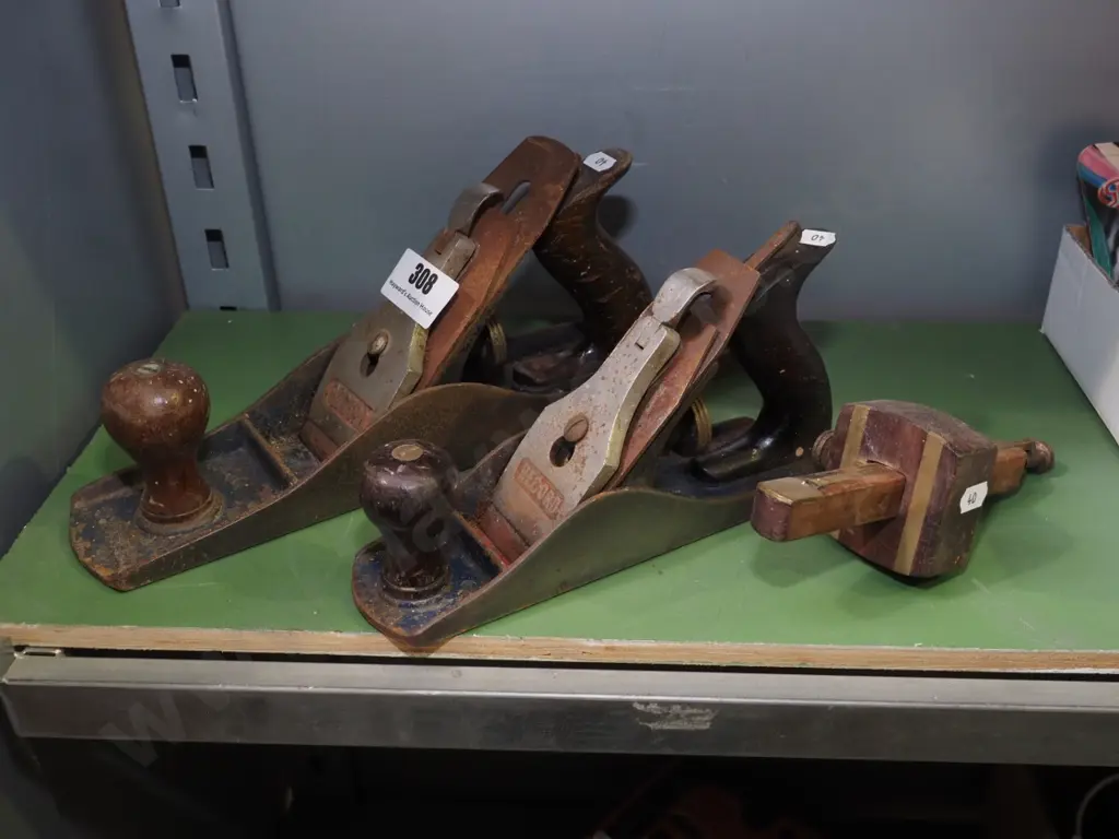2 Record hand planes, marker gauge Image 1++