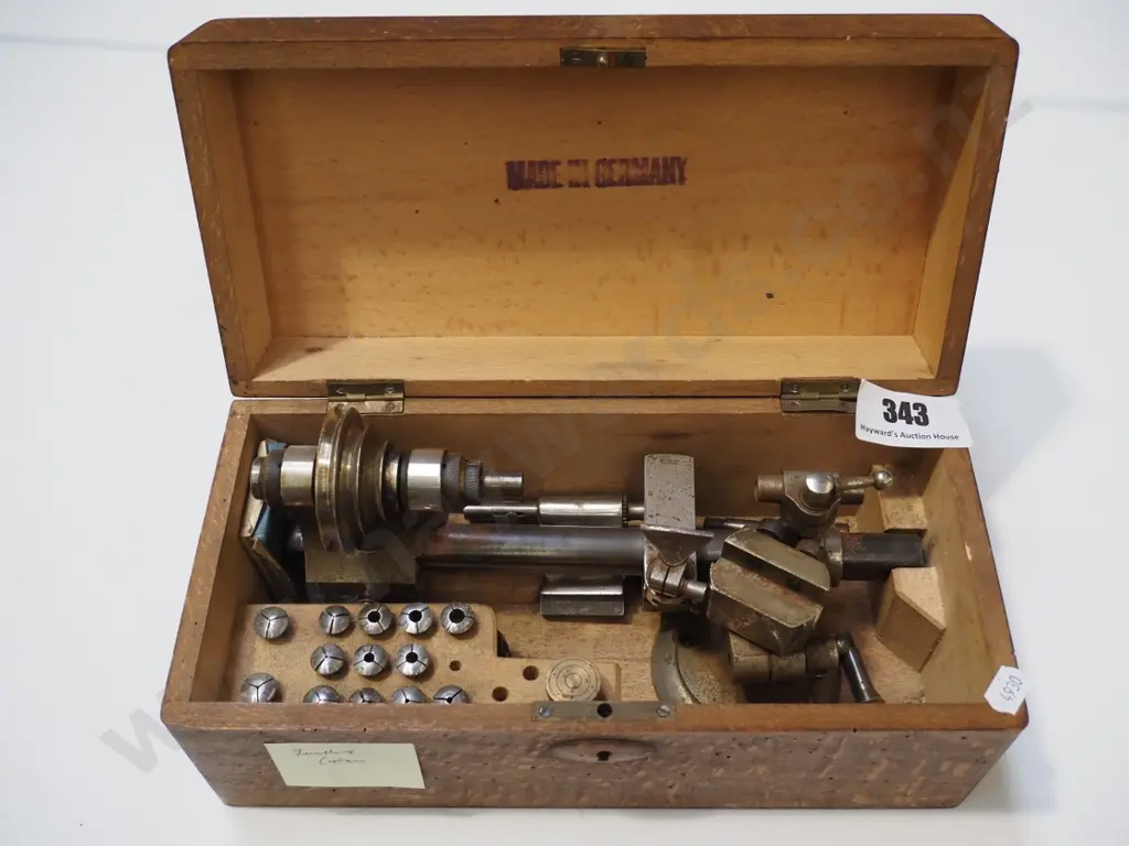watchmaker's lathe - some borer in box Image 1++