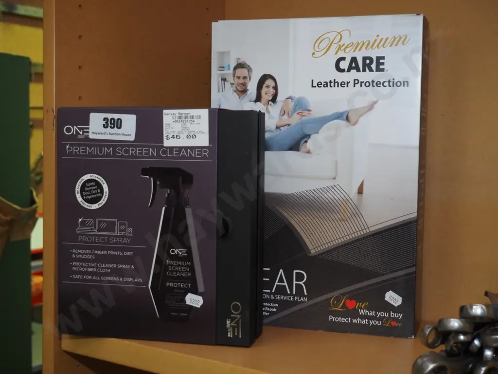 screen cleaner, leather care protection kit Image 1++