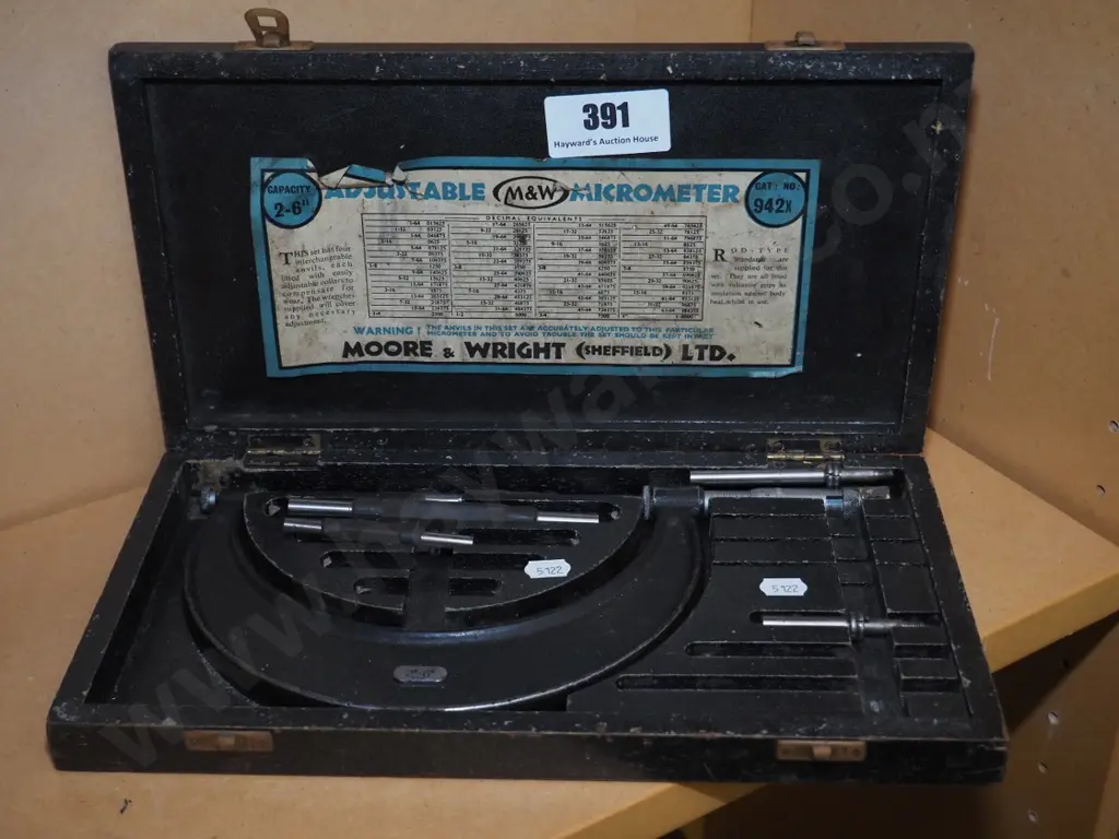 wood cased micrometer Image 1++