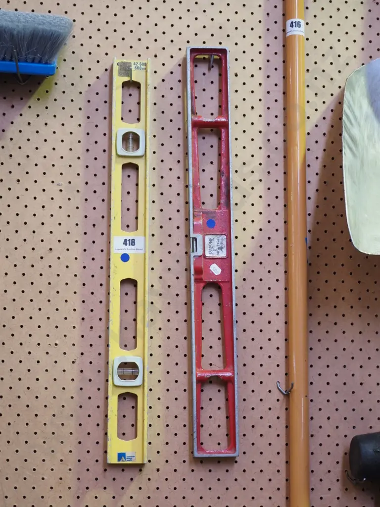 2 small builder's levels - blue dots Image 1++