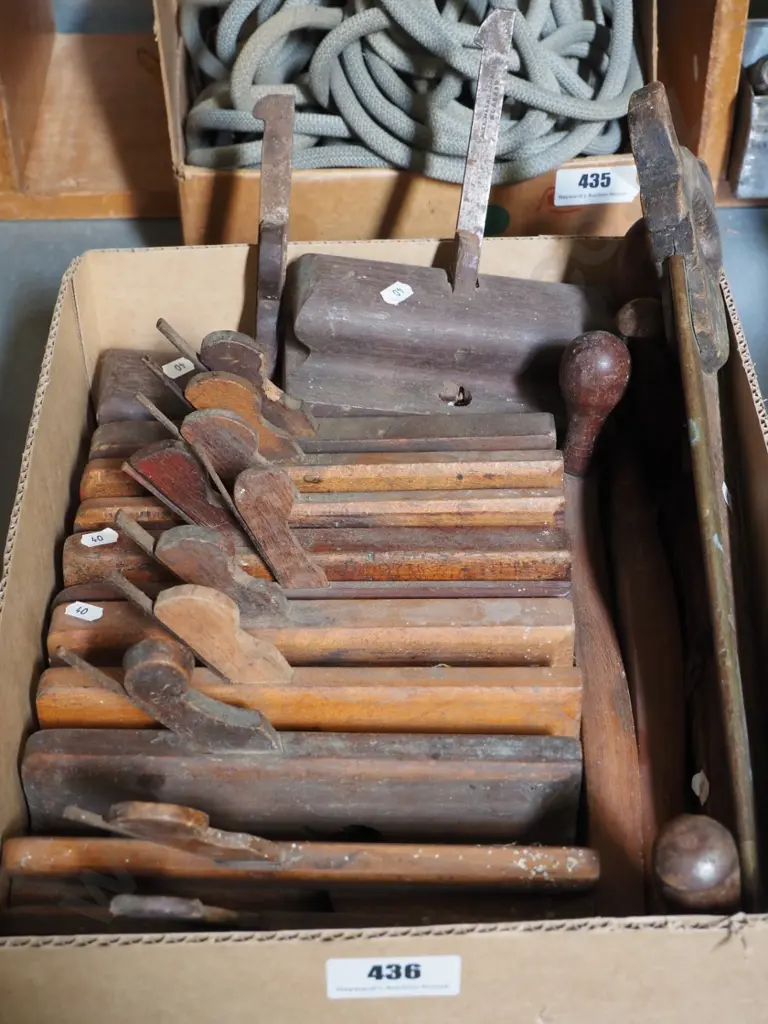 moulding planes, spoke shaves, mitre saw etc Image 1++