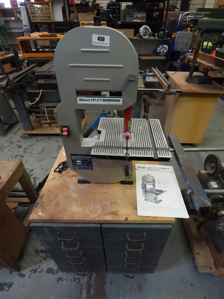 Ryobi 190mm band saw Image 1++
