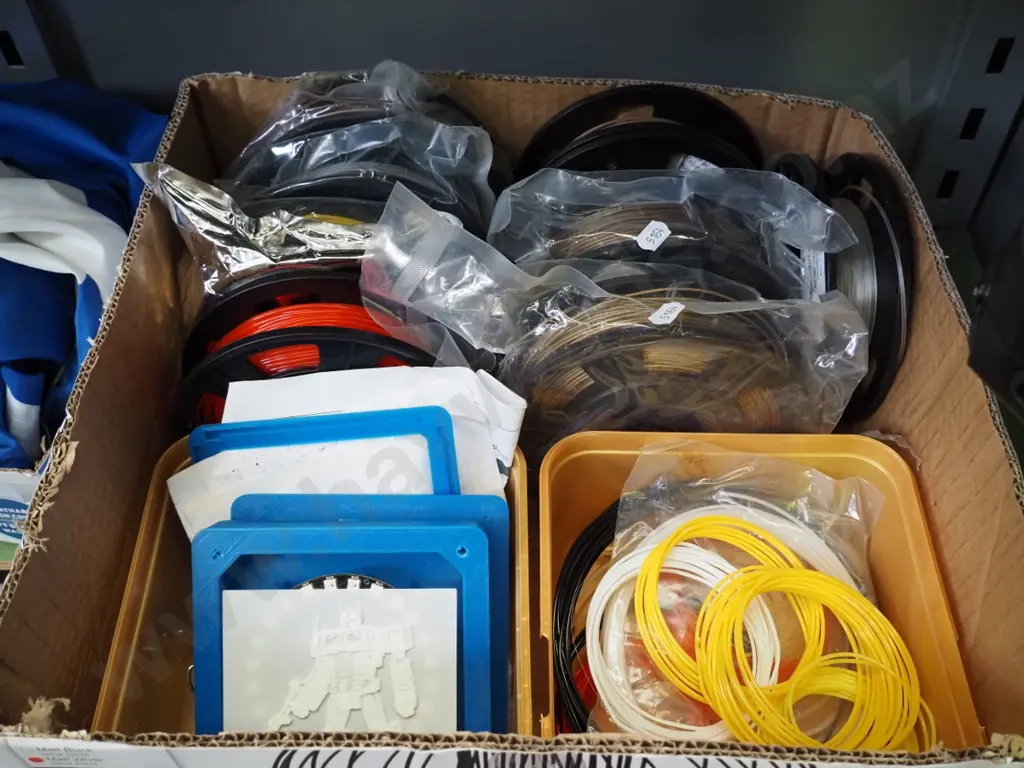 box of 3D printer filaments Image 1++