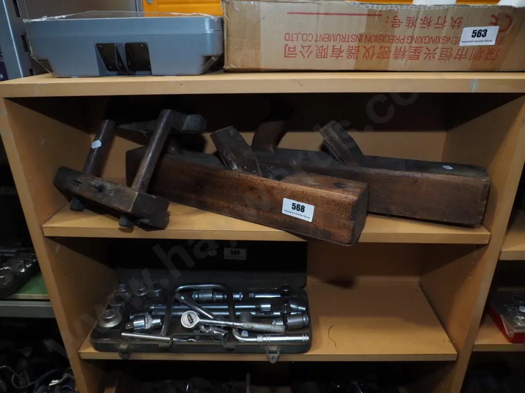 3 vintage wooden planes Image 1++