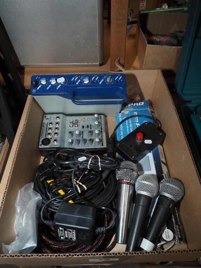 box of audio items Image 1++