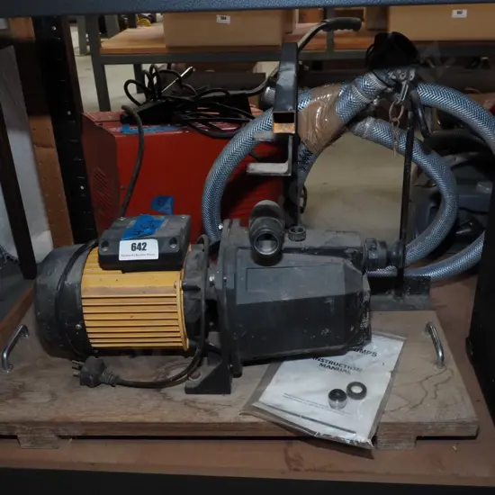 water pump and hose