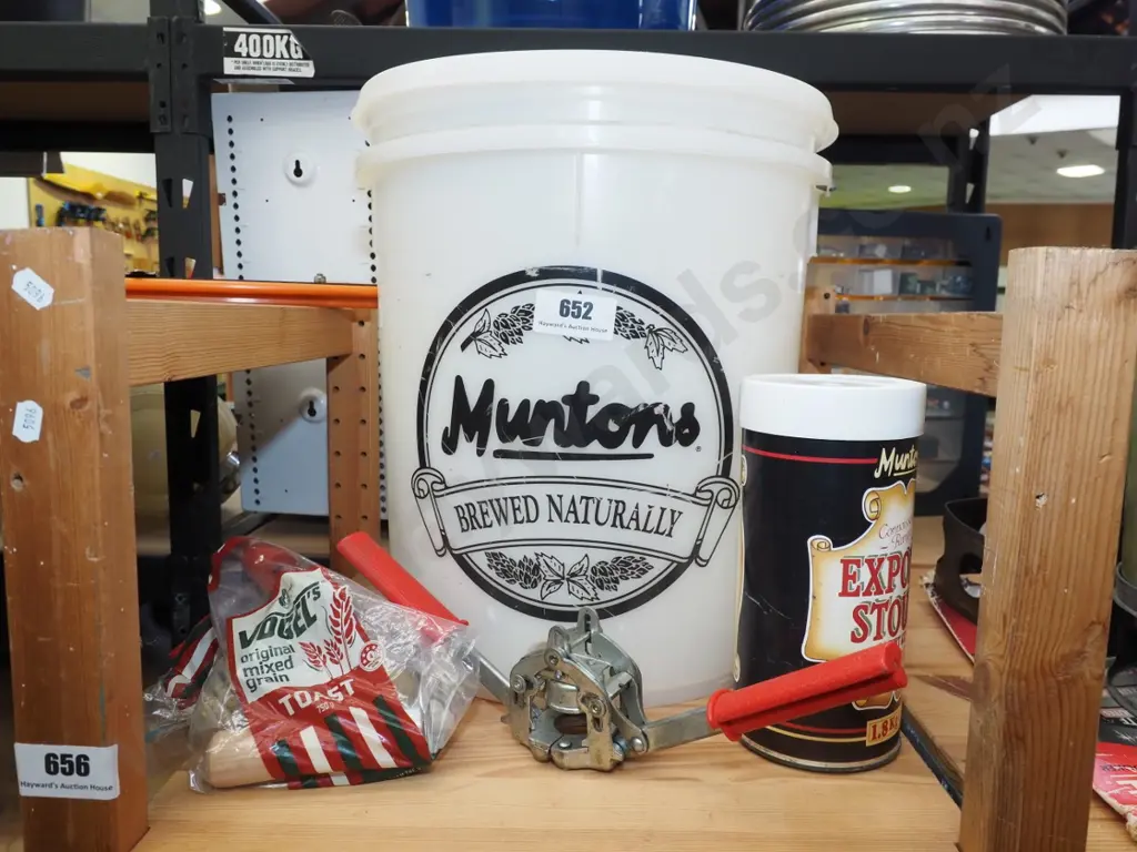 beer brewing fermenter, bottle capper etc Image 1++