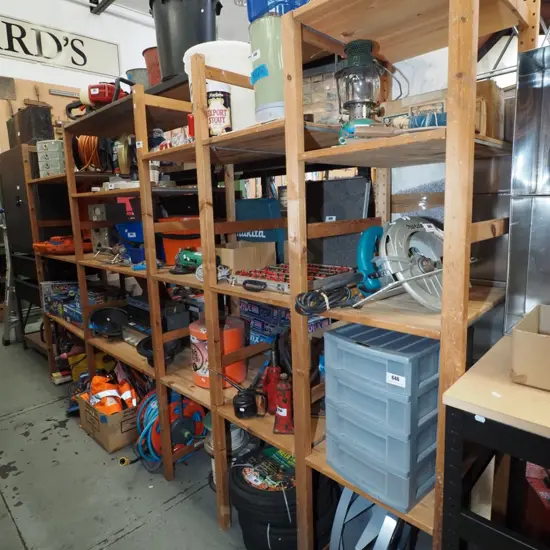 Lundia adjustable shelving Overall H-1800 W-3060 D-500