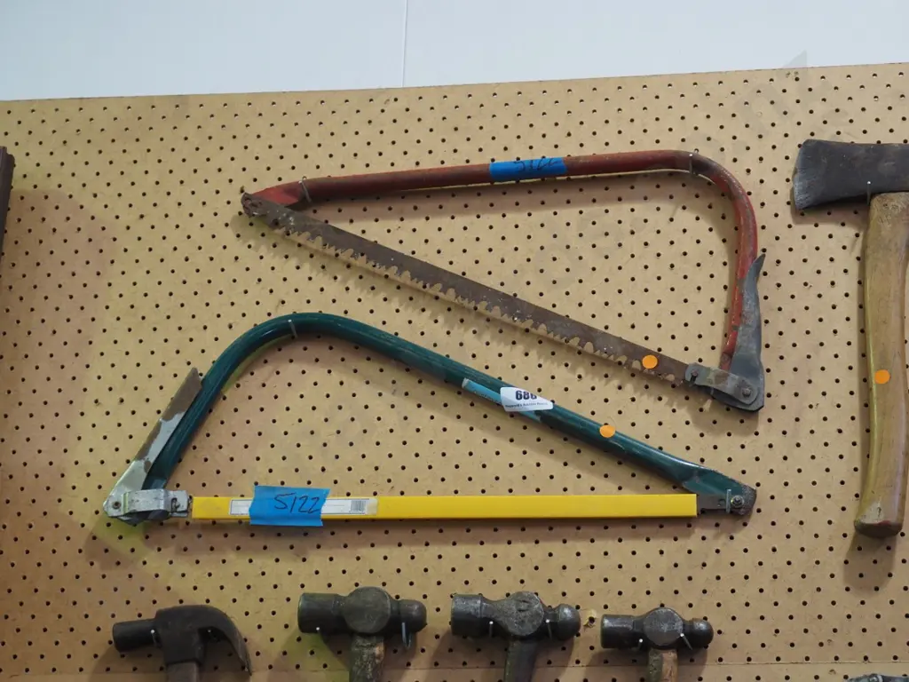 2 hand saws, hatchet Image 1++
