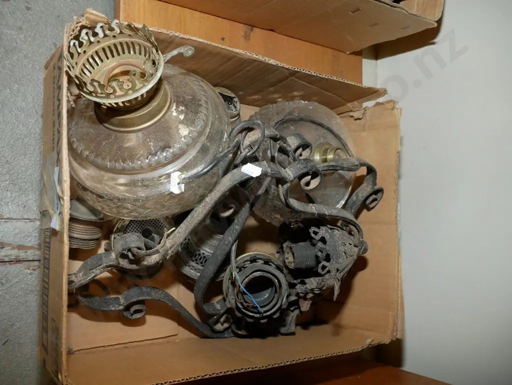vintage lantern parts Image 1++