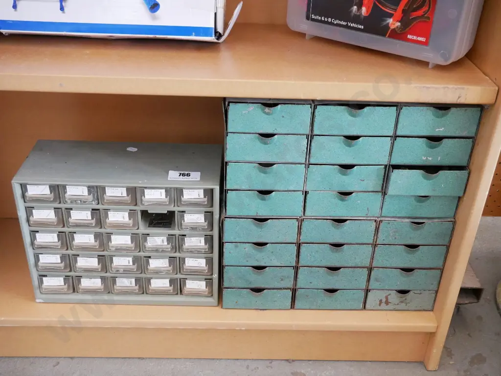 workshop storage drawers x3; bolts, screws etc Image 1++