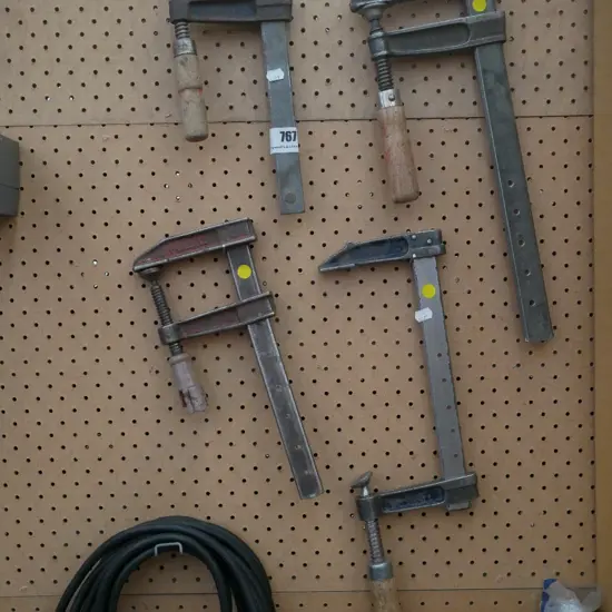 4 F clamps