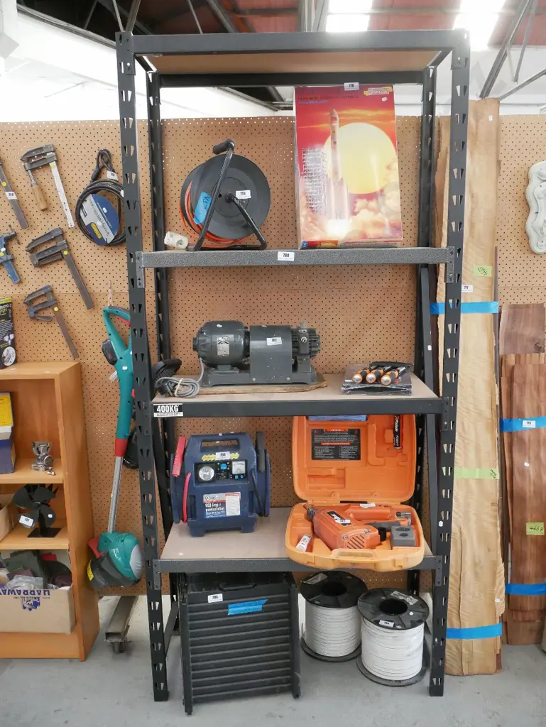 metal and mdf workshop shelving H-2140 W-1000 D-430 Image 1++