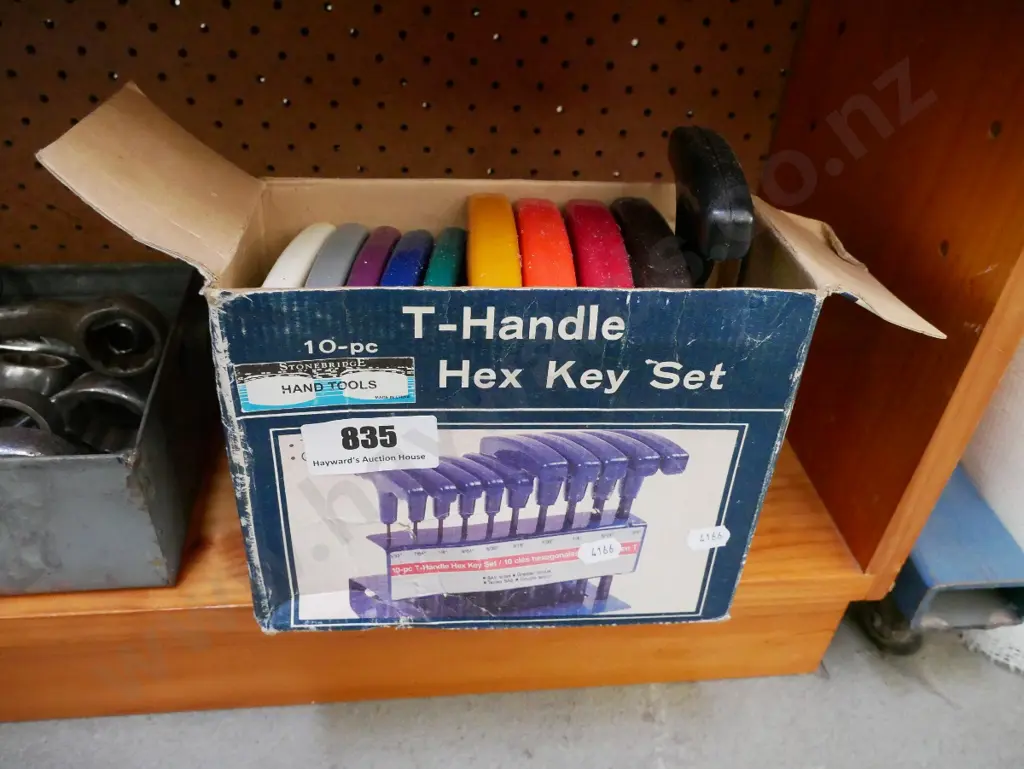 boxed T handled hex key set Image 1++