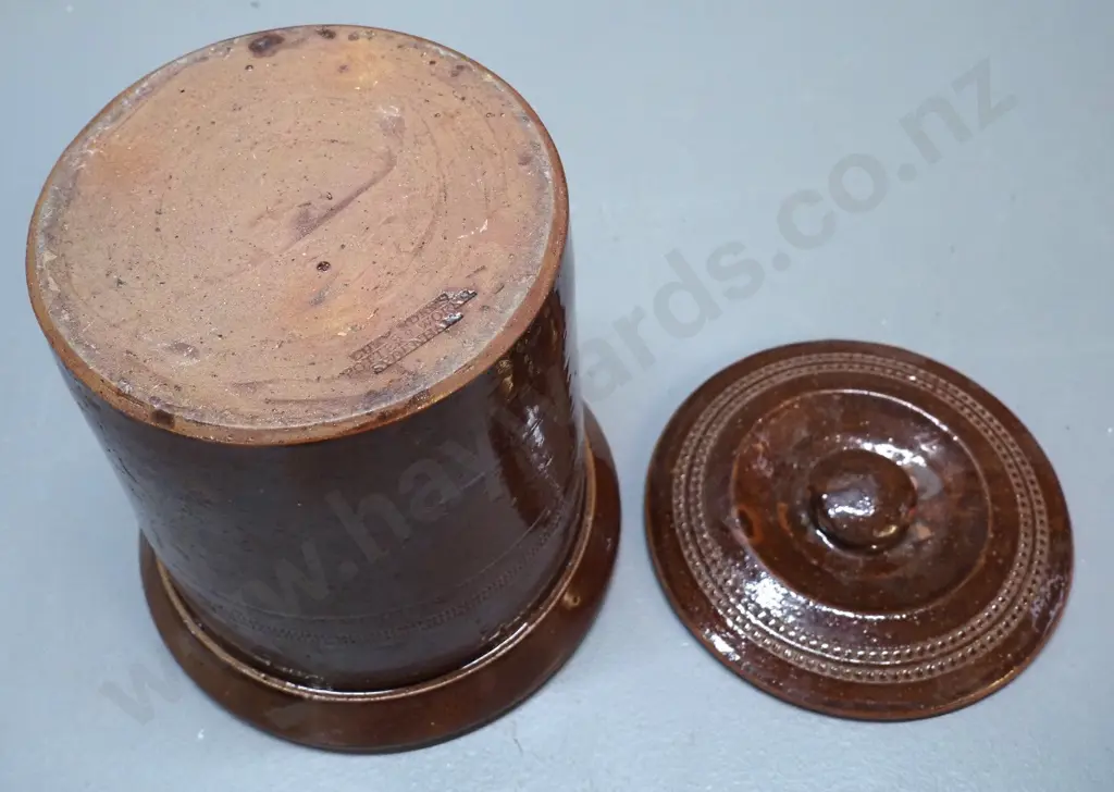 Luke Adams Sydenham stoneware lidded storage jar H-180 D-180 Image 1++