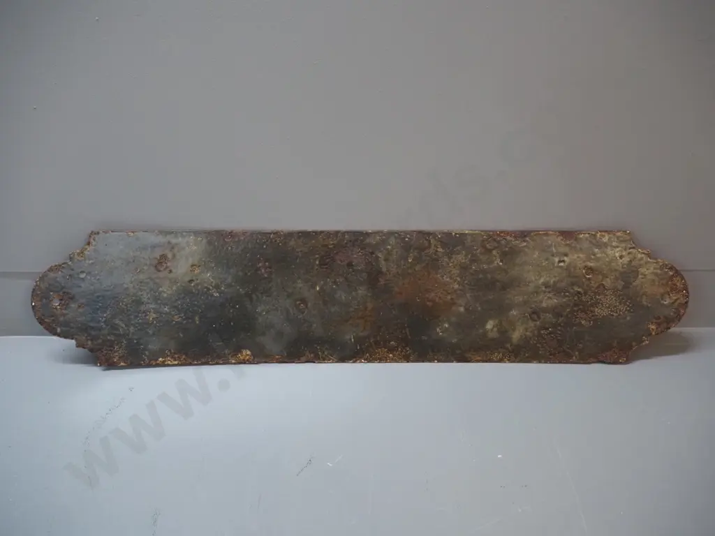 vintage enamel metal street sign - Dundas St. - some enamel loss and surface corrosion H-180 W-860 Image 1++