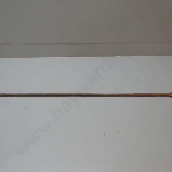 ethnic weapon; Democratic Republic of Congo metal and wood kuba currency spear L-1540