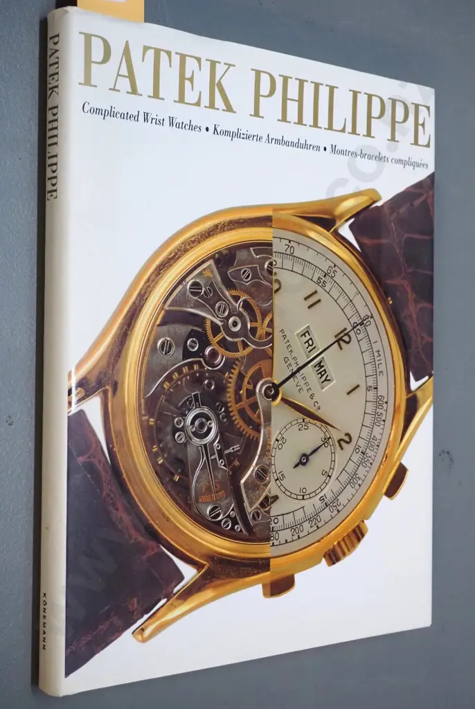 Book: Patek Philippe: Complicated Wrist Watches, pub. Konemann 1997, English, French & German text, small crease to DJ Image 1++