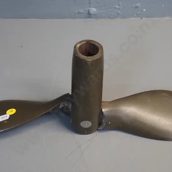 vintage 2-blade folding boat propeller - marked '12 x 8 RH' - H-150 D-300