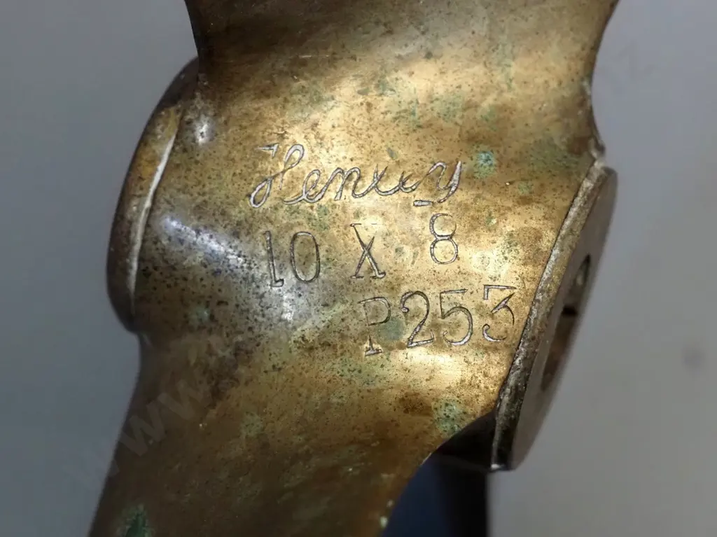 vintage brass boat propeller D-230 Image 1++