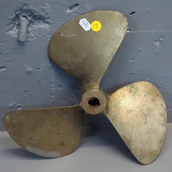 vintage brass boat propeller D-230