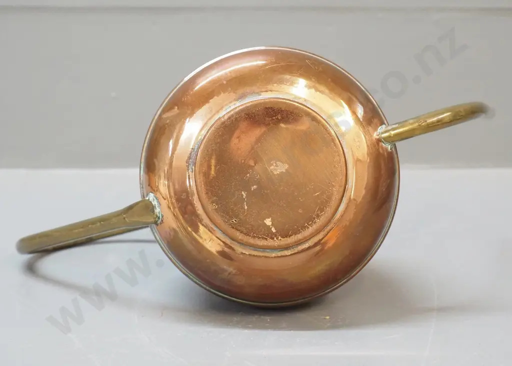 retro small copper and brass watering can H-160 L-250 Image 1++