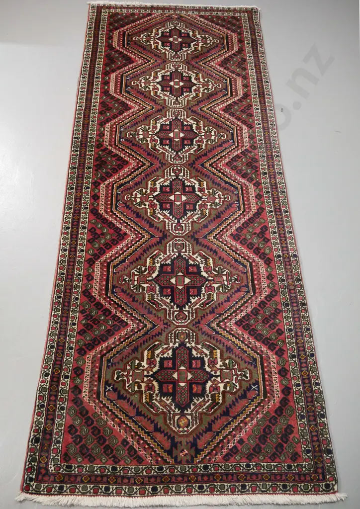 hand-knotted wool Persian floor rug L-2270 W-840 Image 1++
