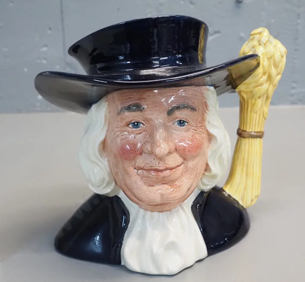 Royal Doulton large character jug - Mister Quaker, limited edition made for Quaker's Oats 1984 with certificate H-200 Image 1++