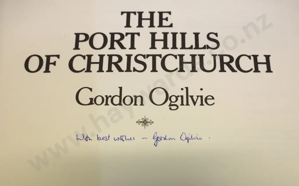5 books - Banks Peninsula, Pleasant Point, Christchurch, Amuri - 2 signed by author (see photos) Image 1++