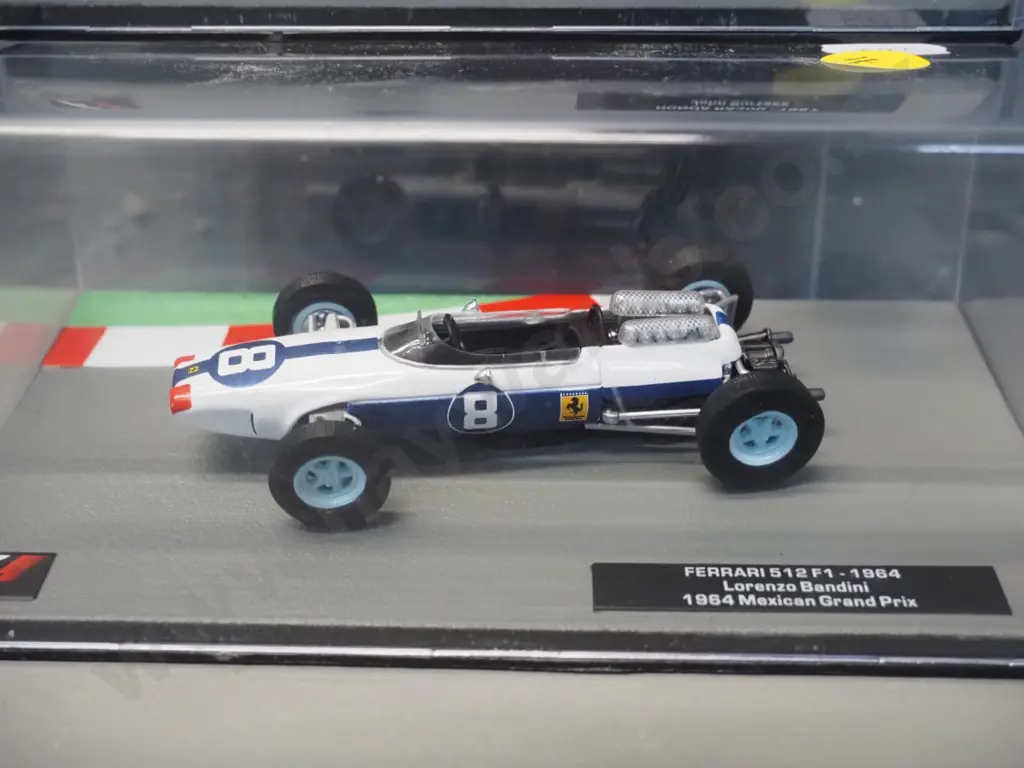 2 die-cast 1:43 scale Formula 1 racing cars - 1964 Lorenzo Bandini and 1967 John Surtees Image 1++