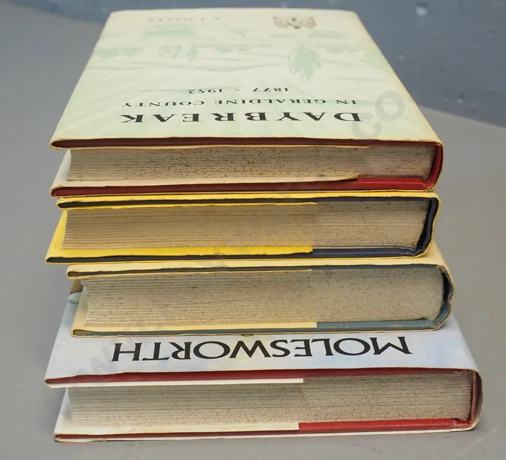 4 books - station and country life - Molesworth, Geraldine, Waimate, one signed by author A.J. Davey Image 1++