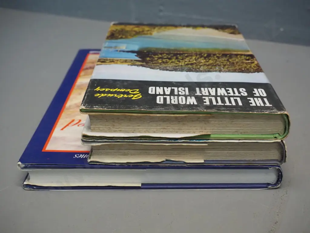 3 New Zealand books - Southland local history - two by John Hall-Jones, Stewart Island by Gertrude Dempsey Image 1++