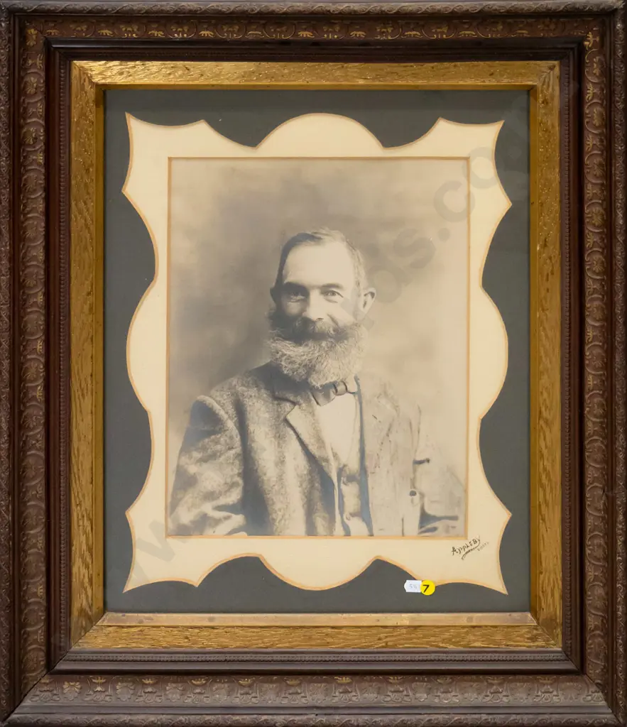 framed vintage photograph - portrait H-360 W-280 Image 1++
