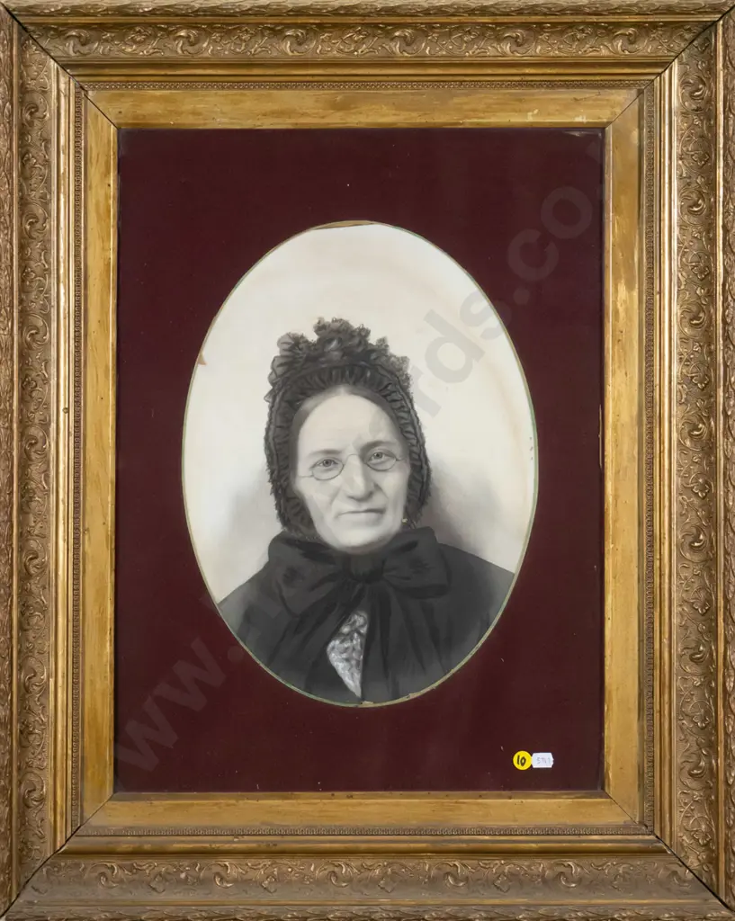 framed vintage photograph - portrait H-360 W-260 Image 1++