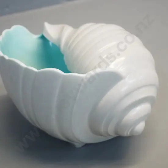 Poole shell vase - a few marks inside H-190 L-200