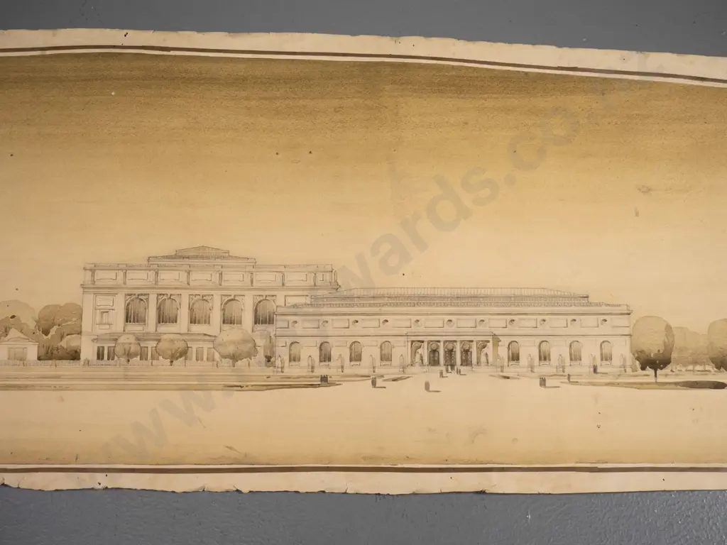 large 4-volume folio of architectural plans and photos- McKim, Mead & White 1879-1915, plus 2 large drawings Image 1++