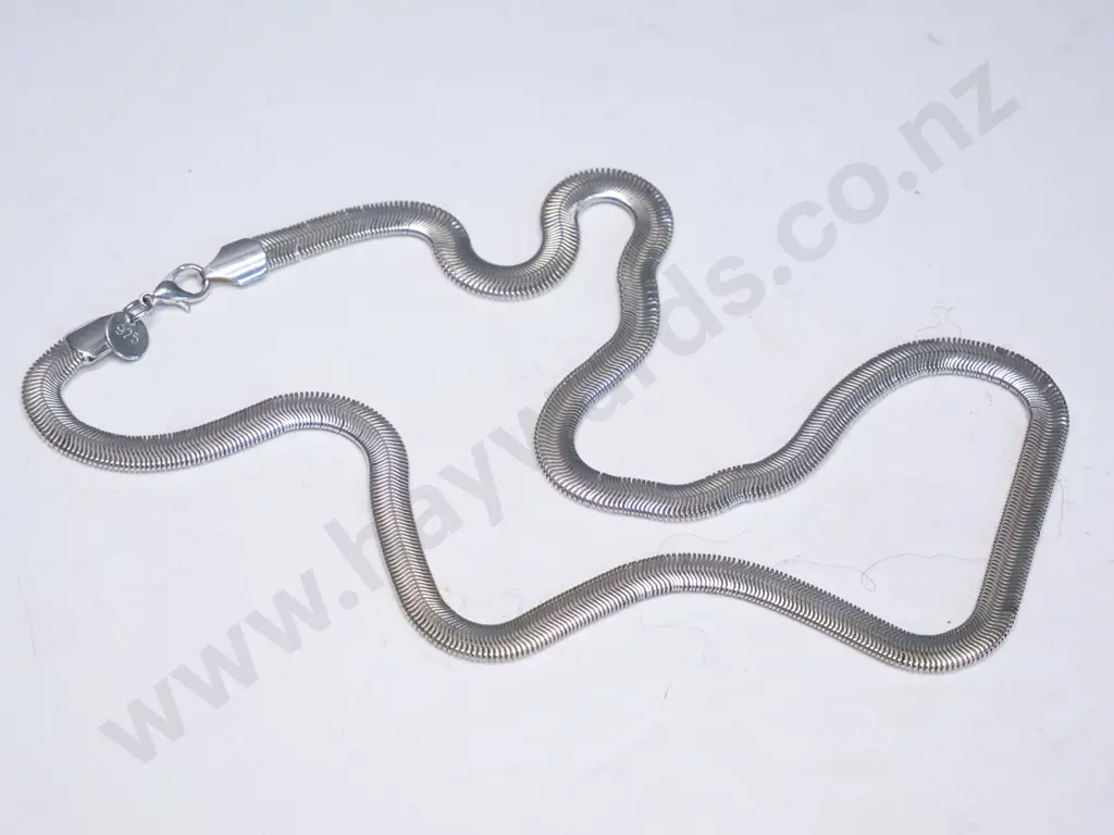 silver necklace stamped 925 Image 1++