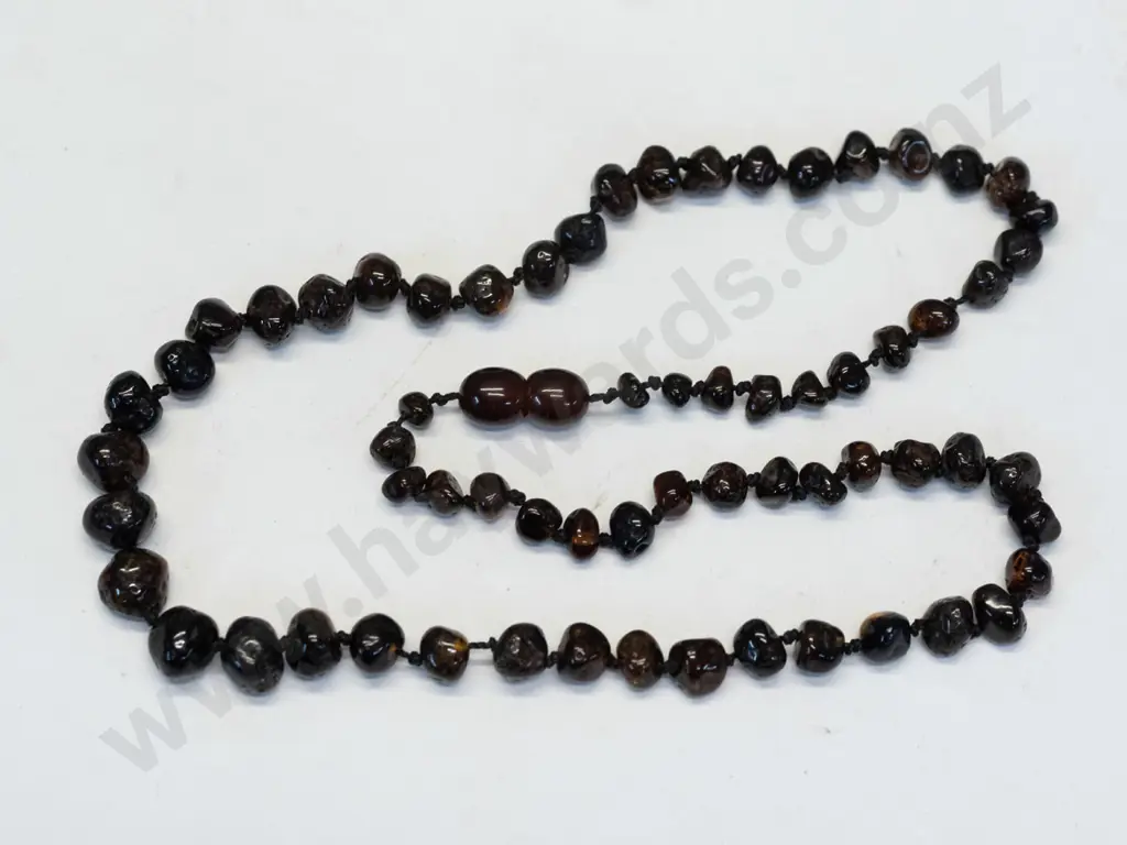 amber bead necklace Image 1++