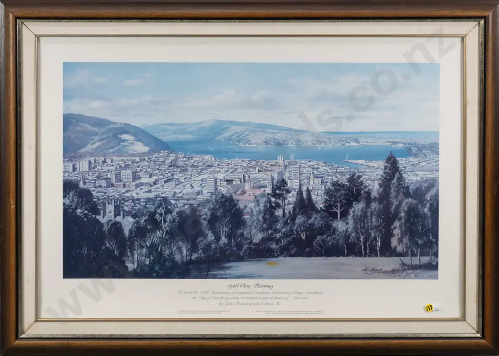 framed print - Dunedin 1998 (slight marks) H-400 W-690 Image 1++