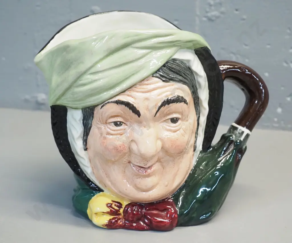 Royal Doulton large character jug - Sarey Gamp H-160, marked D5528 Image 1++