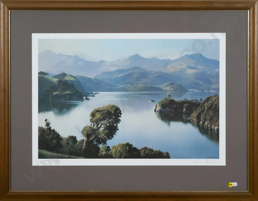framed Graham Brinsley - ltd edition print 60/450 "Dunedin" H-360 W-540 Image 1++